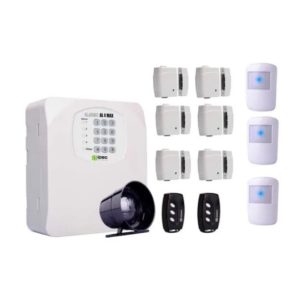 Alarme Intelbras 01 Central AMT 2018E Ethernet + 04 Sensores Infra